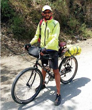 Professor Pedals 1700kms in Himalayas