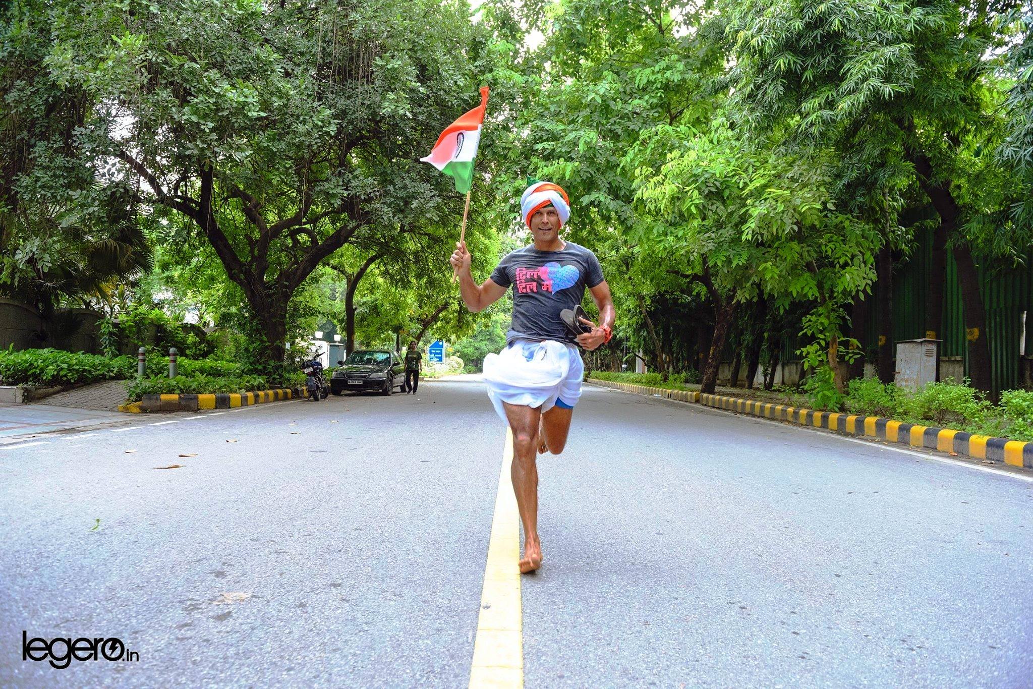 The Ironman Milind Soman Once Again Proved His Metal To The World By Cycling For 245 Kms And Running For 99 Kms In North East