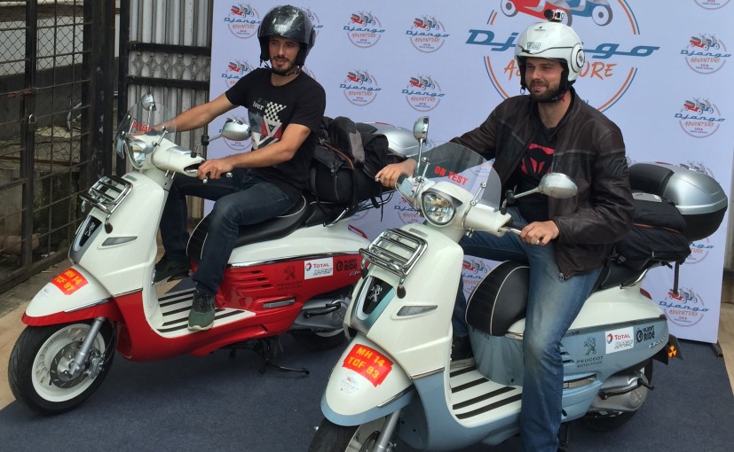 125 Scooters of Peugeot Django will Ride Across India 